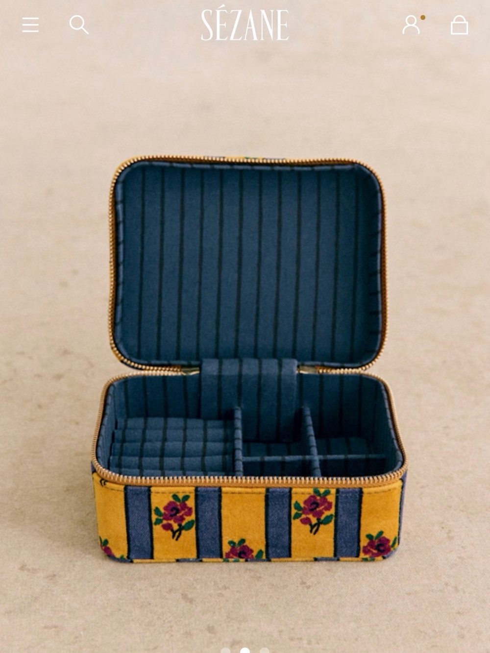 NWT Sezane Jewelry case - Picture 3 of 5